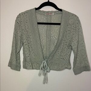 Johnny Was Women's Sage Eyelet Blouse